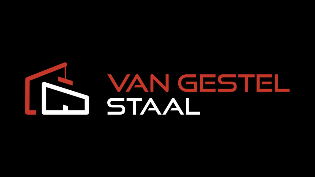 logo van gestel staal – rood wit